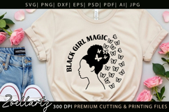 Black Girl Magic SVG PNG EPS DXF Juneteenth SVG Freedom Day Product Image 1