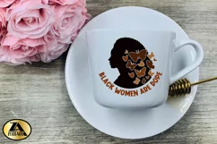 Black Women are Dope SVG Black Girl Magic SVG Afro Woman SVG Product Image 6