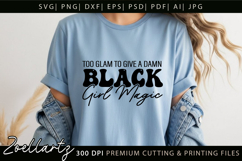 Black Girl SVG PNG AFRO WOMEN Juneteenth SVG Freedom Day Product Image 4