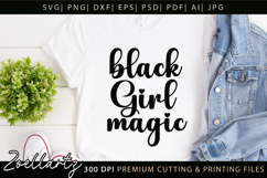 Black Girl Magic SVG PNG EPS DXF Juneteenth SVG Freedom Day Product Image 2
