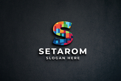 Modern S Letter Logo - Colorful Geometric Design Product Image 2