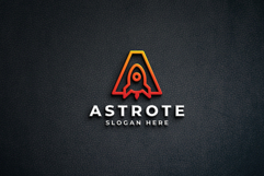 Rocket Launch Letter A Logo Product Image 2