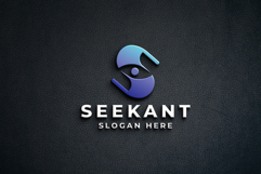 Modern S Letter Logo - Eye &amp; Vision Design Product Image 1