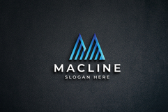 Geometric Letter M Logo Product Image 1