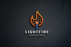 Fire Light - Burning Match Logo Product Image 1