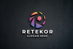 Modern R Letter Logo - Photography &amp; Tech Design Product Image 2