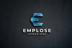 Abstract Letter E Logo Product Image 1