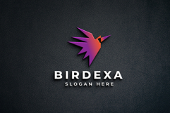 Geometric Bird in Flight Logo Product Image 1