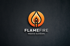 Dynamic Flame &amp; Energy Logo Product Image 1