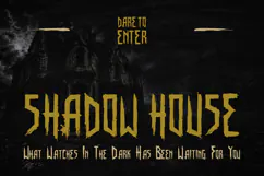 Blacked Soubery Horror Display Font for Spooky Designs Product Image 2