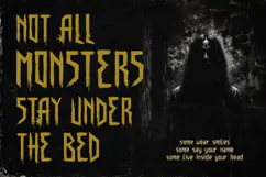 Blacked Soubery Horror Display Font for Spooky Designs Product Image 3
