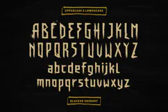 Blacked Soubery Horror Display Font for Spooky Designs Product Image 4