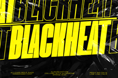 Blackheat - Bold Sans Condensed Product Image 1