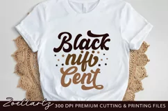 Blacknificent SVG PNG EPS DXF Black woman SVG Juneteenth SVG Product Image 1