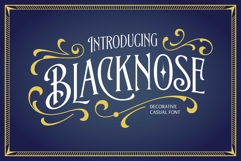 Blacknose Decorative Victorian Font Product Image 1
