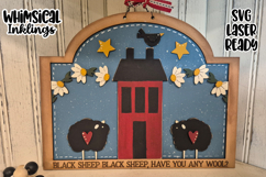 Black Sheep Sign Laser SVG Product Image 1