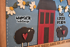 Black Sheep Sign Laser SVG Product Image 2