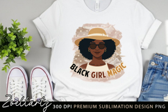 Black Girl Sublimation PNG Juneteenth Black Woman T-shirt Product Image 7