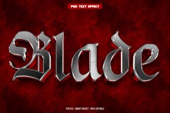 Blade 3D editable text effect Product Image 1