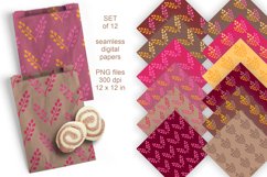 Blades of Grass Fall Colors Pattern Tiles - Seamless Papers - design by Print Cut Hang
