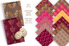 Blades of Grass Fall Colors Pattern Tiles - Seamless Papers - design by Print Cut Hang