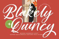 Blakely Quincy - Bold Handbrush Script Product Image 1