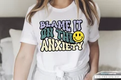 Blame It On The Anxiety SVG, Mental Health SVG Design Product Image 4