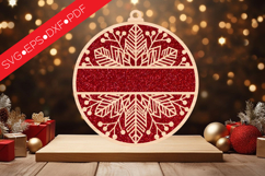 Blank Banner Round Sign SVG Product Image 1