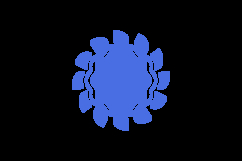 Blank blue badge stamp and icon concept Product Image 2