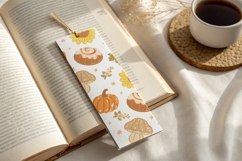 Cozy Autumn pumpkin and leaves pattern seamless Product Image 6