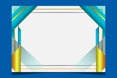 Blank certificate achievement paper template vector Product Image 2