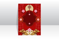 Blank Chinese New Year Celebration Vertical Poster Template Product Image 2