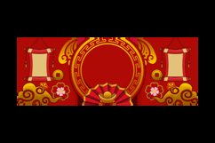 Blank Chinese New Year Holiday Horizontal Banner Template Product Image 2