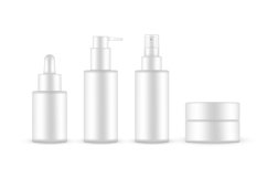 Jar, Dropper, Bottle with Press Pump and Spray Product Image 1