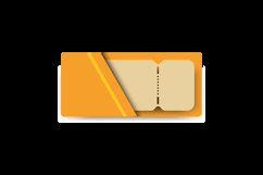 Blank envelope with coupon template graphic Product Image 2