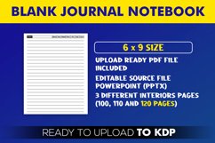 Blank Journal Notebook | KDP Interior Template Product Image 2