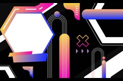 Blank modern abstract webinar template design banner Product Image 2