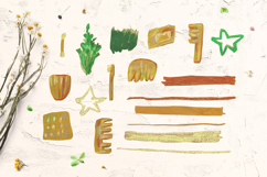 Hand Drawn Crayon Eco Clipart Zero Waste Bag Bottle Compost Product Image 3