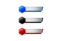 Blank social media lower third icon element design Product Image 1