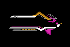 Blank sports abstract sticker decorative concept Product Image 1
