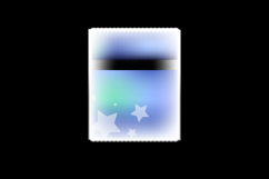Blank voucher and coupon glassmorphism style with stars temp Product Image 2