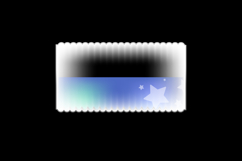 Blank voucher and coupon glassmorphism style with stars temp Product Image 2