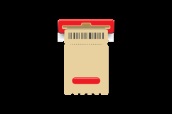 Blank voucher and coupon template promotion isolated Product Image 2