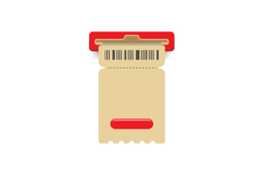 Blank voucher and coupon template promotion isolated Product Image 1