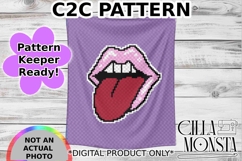 Lips C2C Pattern Keeper Ready Product Image 1