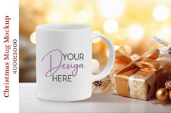 Christmas mug mockup, Holiday Mug Mockups, Coffee Cup Mockup Product Image 1