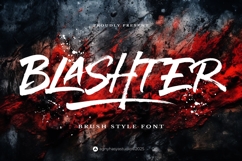 Blashter - Brush Font Product Image 1
