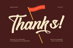 Blathie - Bold Calligraphy Font Product Image 20