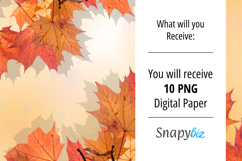 Fall Autumn Seamless Digital Background Product Image 5