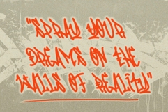 Blazing Monstro | Monoline Decorative Graffiti Webfont Product Image 2